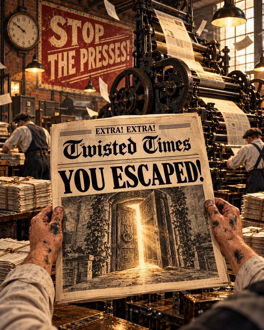 Twisted Times special edition: Extra! Extra! You escaped!